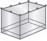 TravelSafe klamboe Box tropenproef 220 x 200 cm polyester wit TravelSafe klamboe Box tropenproef 220 x 200 cm polyester wit