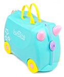 Trunki ride-onkoffer Una Eenhoorn 18 liter hardcase blauw Trunki ride-onkoffer Una Eenhoorn 18 liter hardcase blauw