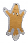 Vaco vloerkleed Fox 100 x 150 cm oranje/grijs Vaco vloerkleed Fox 100 x 150 cm oranje/grijs