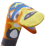 Walkytalkies popsokken Say Wraf! meisjes katoen blauw/oranje mt 23-26 Walkytalkies popsokken Say Wraf! meisjes katoen blauw/oranje mt 23-26